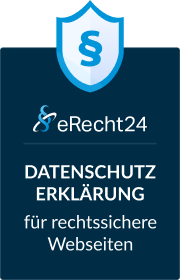 Siegel Datenschutzerklärung by eRecht24